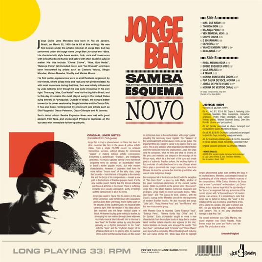 Samba Esquema Novo - Vinile LP di Jorge Ben - 2