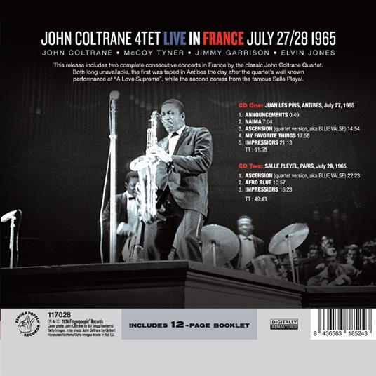 Live In France July 27/28 1968 - CD Audio di John Coltrane - 2