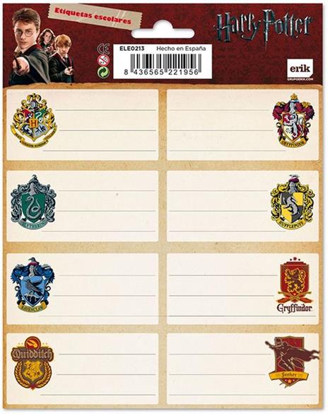 Harry Potter (Etichette Adesive)