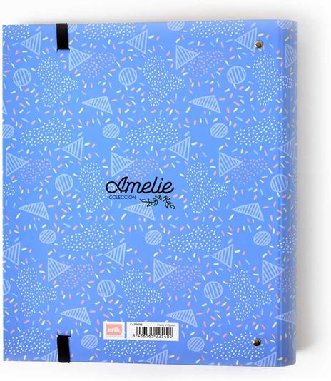 Raccoglitore 4 Anelli Forata Premium Amelie - 2