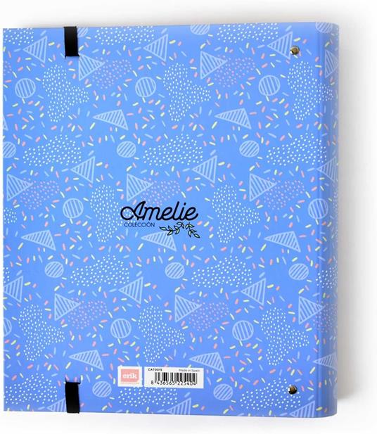 Raccoglitore 4 Anelli Forata Premium Amelie - 2