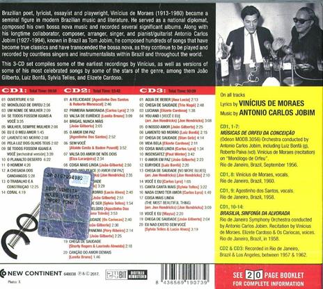 Poet of Bossa Nova. His Early Recordings - CD Audio di Vinicius De Moraes - 2