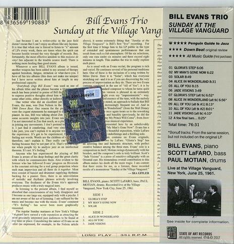 Sunday at the Village Vanguard (+ 6 Bonus Tracks) - CD Audio di Bill Evans - 2
