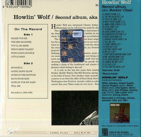 Howlin' - CD Audio di Howlin' Wolf - 2