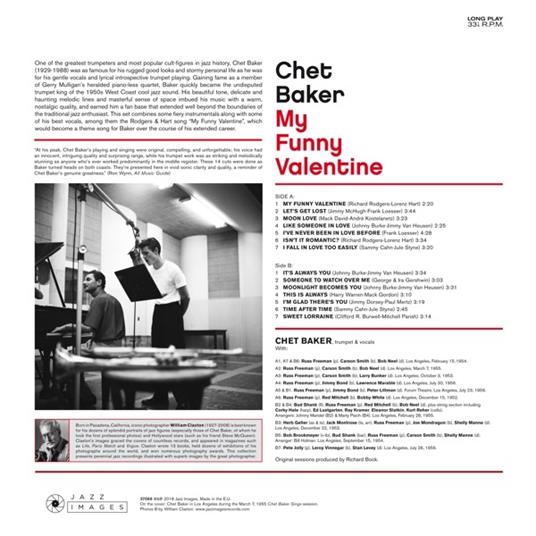 My Funny Valentine - Vinile LP di Chet Baker - 2