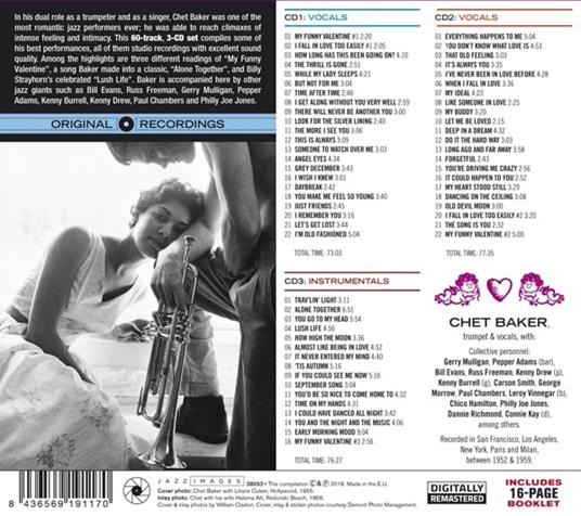 For Lovers (Digipack) - CD Audio di Chet Baker - 2