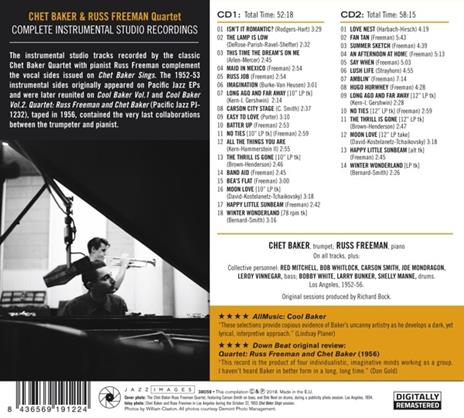 Chet Baker and Russ Freeman Quartet - CD Audio di Chet Baker - 2