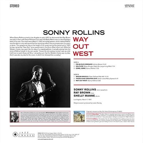 Way Out West (Gatefold) - Vinile LP di Sonny Rollins - 2