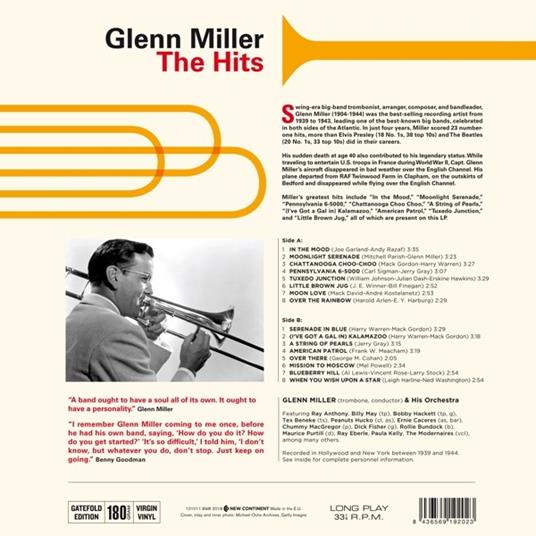 The Hits - Vinile LP di Glenn Miller - 2
