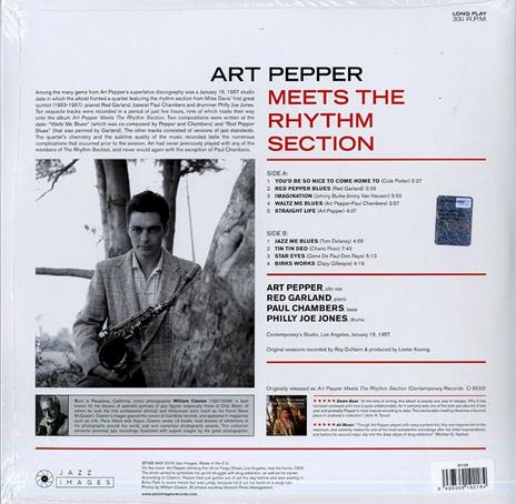 Art Pepper Meets the Rhythm Section - Vinile LP di Art Pepper - 2