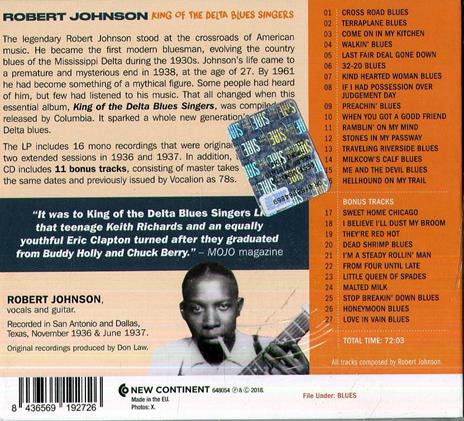 King of the Delta Blues - CD Audio di Robert Johnson - 2