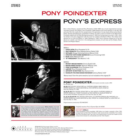 Pony's Express (Gatefold Sleeve) - Vinile LP di Pony Poindexter - 2