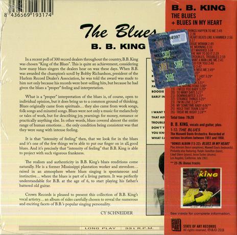 The Blues - Blues in My Heart - CD Audio di B.B. King - 2