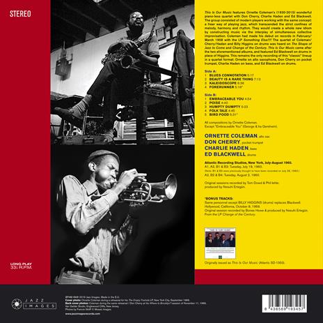 This Is Our Music (Gatefold Sleeve) - Vinile LP di Ornette Coleman - 2