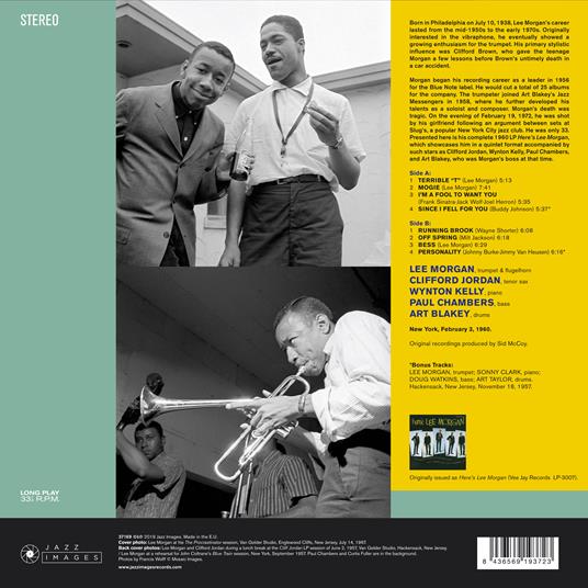 Here's Lee Morgan (180 gr.) - Vinile LP di Lee Morgan - 2