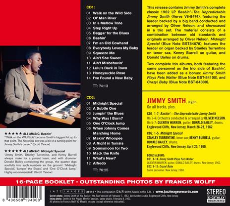 Bashin' - Midnight Special - CD Audio di Jimmy Smith - 2