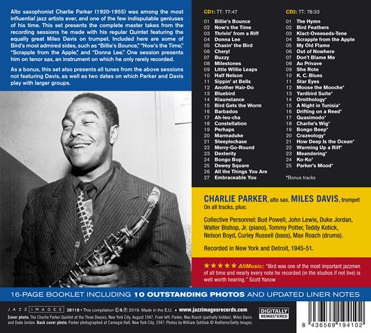 Complete Studio Masters - CD Audio di Charlie Parker - 2