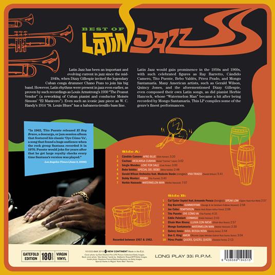 Best of Latin Jazz (Gatefold Sleeve) - Vinile LP - 2