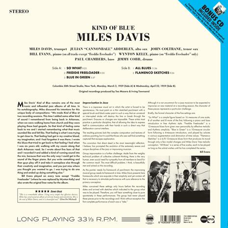 Kind of Blue (180 gr.) - Vinile LP + CD Audio di Miles Davis - 2