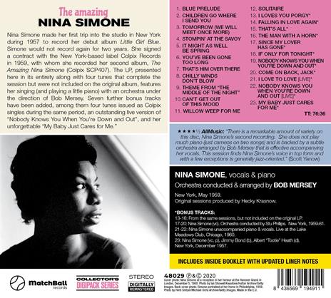 The Amazing Nina Simone (with Bonus Tracks) - CD Audio di Nina Simone - 2
