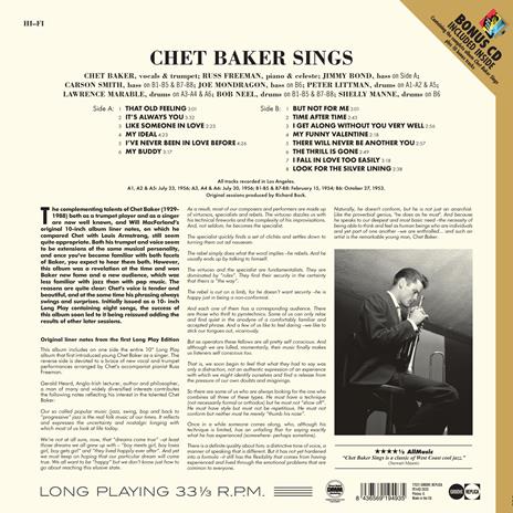 Sings - Vinile LP + CD Audio di Chet Baker - 2