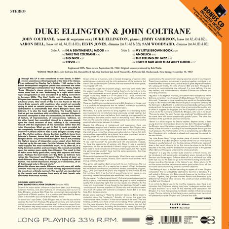 Duke Ellington & John Coltrane - Vinile LP + CD Audio di Duke Ellington,John Coltrane - 2
