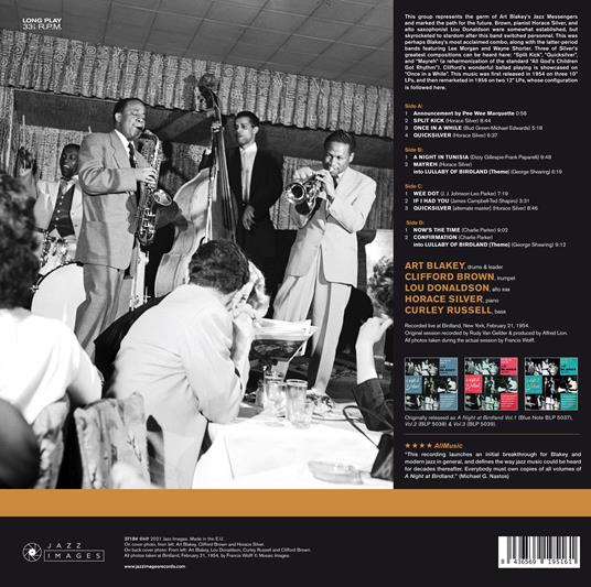 A Night at Birdland - Vinile LP di Art Blakey,Clifford Brown - 2
