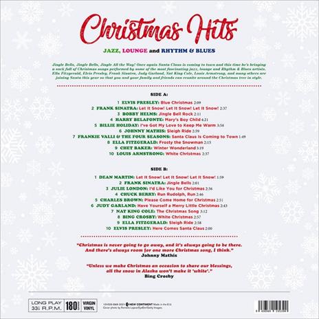 Christmas Hits. 20 Greatest Christmas Hits - Vinile LP - 2