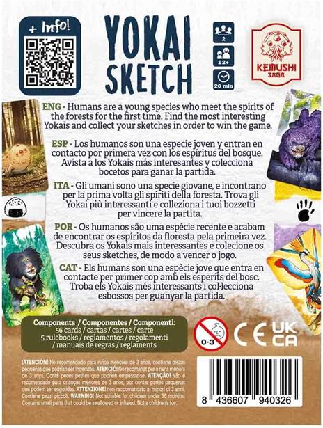 Pocket Yokai Sketch. Gioco da tavolo - 5
