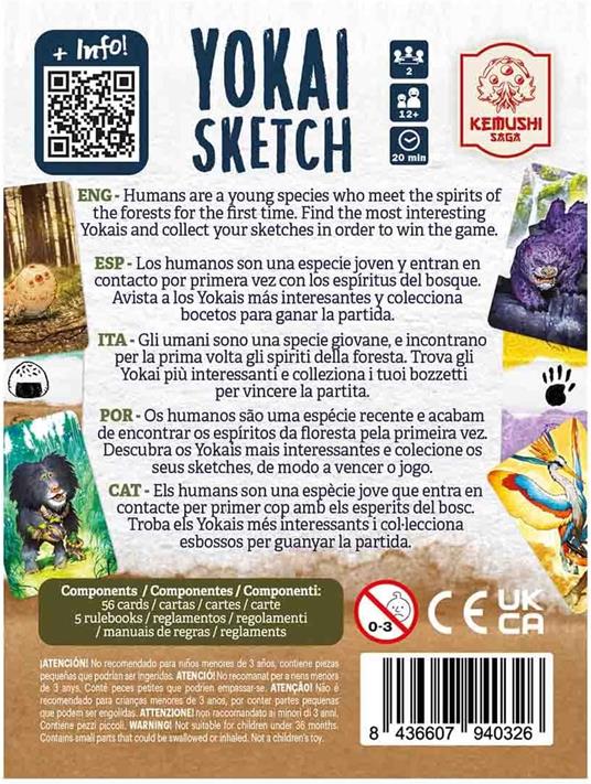 Pocket Yokai Sketch. Gioco da tavolo - 5