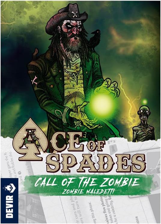 DEVIR Ace of Spades: Call of the Zombies – Espansione per Ace of Spades, Nuovi Nemici e Boss, Gioco di Carte Strategico - 2