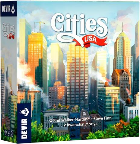 Cities USA. Gioco da tavolo