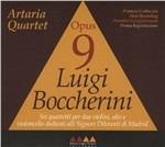 Quartetti per due violini, viola e violoncello op.9 - CD Audio di Luigi Boccherini