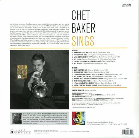 Sings (Hq Deluxe Edition) - Vinile LP di Chet Baker - 2