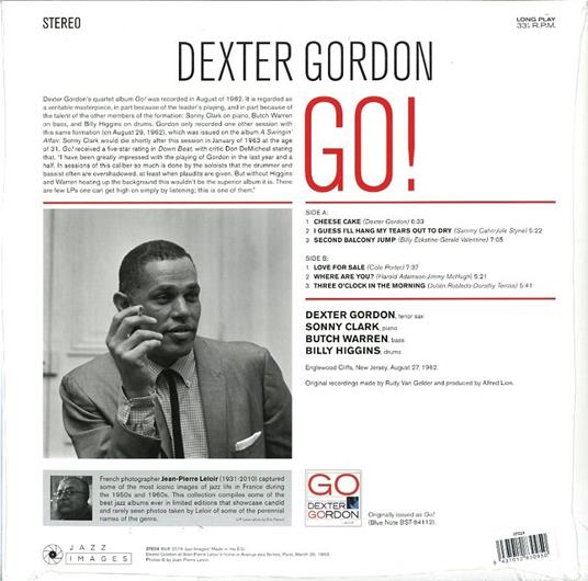 Go (Hq Deluxe Edition) - Vinile LP di Dexter Gordon - 2