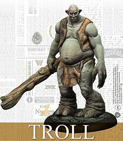 Harry Potter Miniature Adventure Game. Troll Adventure Pack