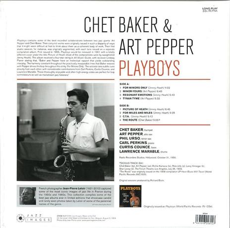 Playboys - Vinile LP di Chet Baker,Art Pepper - 2