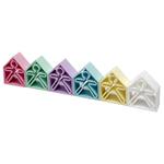 dëna Set di Giocattoli in Silicone Bambini e Casette Pastel 12 pz