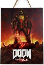 Doom Eternal Doom Slayer Wooden Art