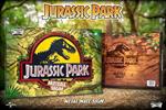 Jurassic Park Logo poster metallico