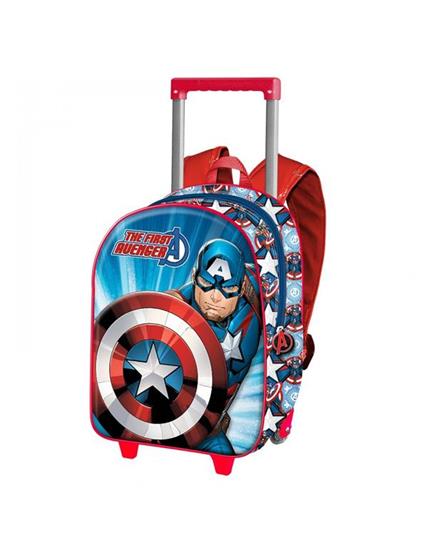 Avengers Captain America Trolley asilo 3D