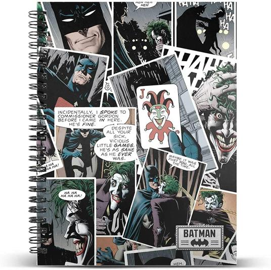 P.Derive The Joker Comic Notebook A4