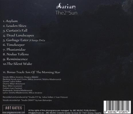 Second Sun - CD Audio di Aurium - 2
