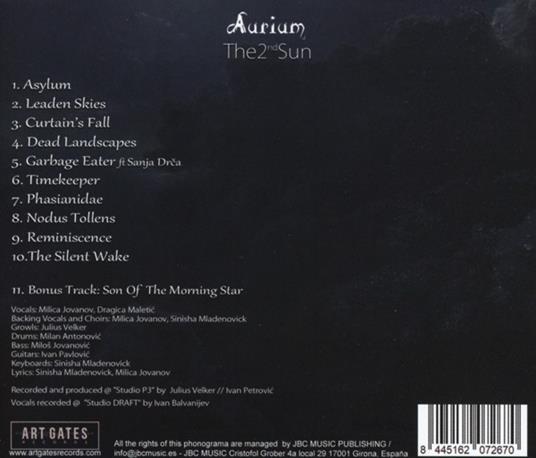 Second Sun - CD Audio di Aurium - 2