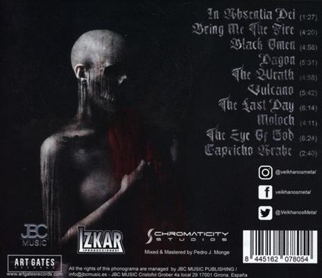 Wrath - CD Audio di Velkhanos - 2