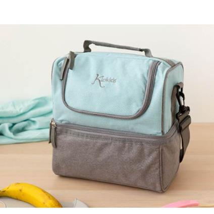 Borsa Frigo Termica Verde Acqua Marina Con 2 Scomparti E Tracolla  3296