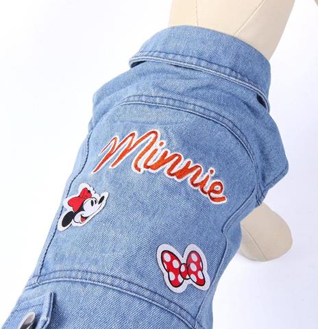 Disney Minnie Mouse Giubbotto jeans per cane S For Fun Pets Cerdà - 5