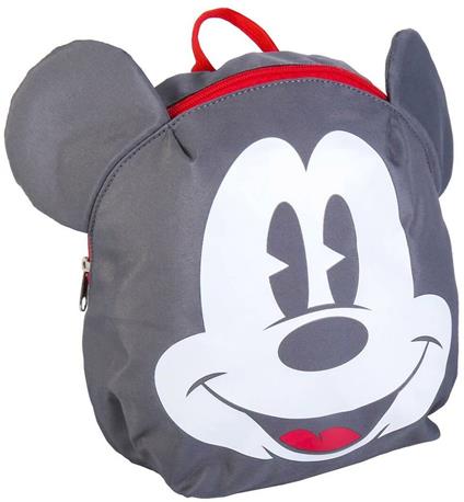 Zaino per Bambini Mickey Mouse Grigio (9 x 20 x 25 cm)