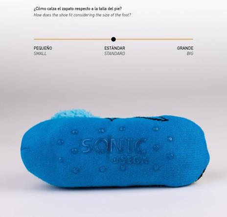 Sonic Pantofole a Calzino T36/39 Blue - 3
