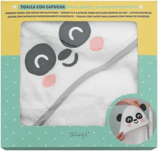 Asciugamano Da Bagno Con Cappuccio Incredibilmente Divertente Panda - 3